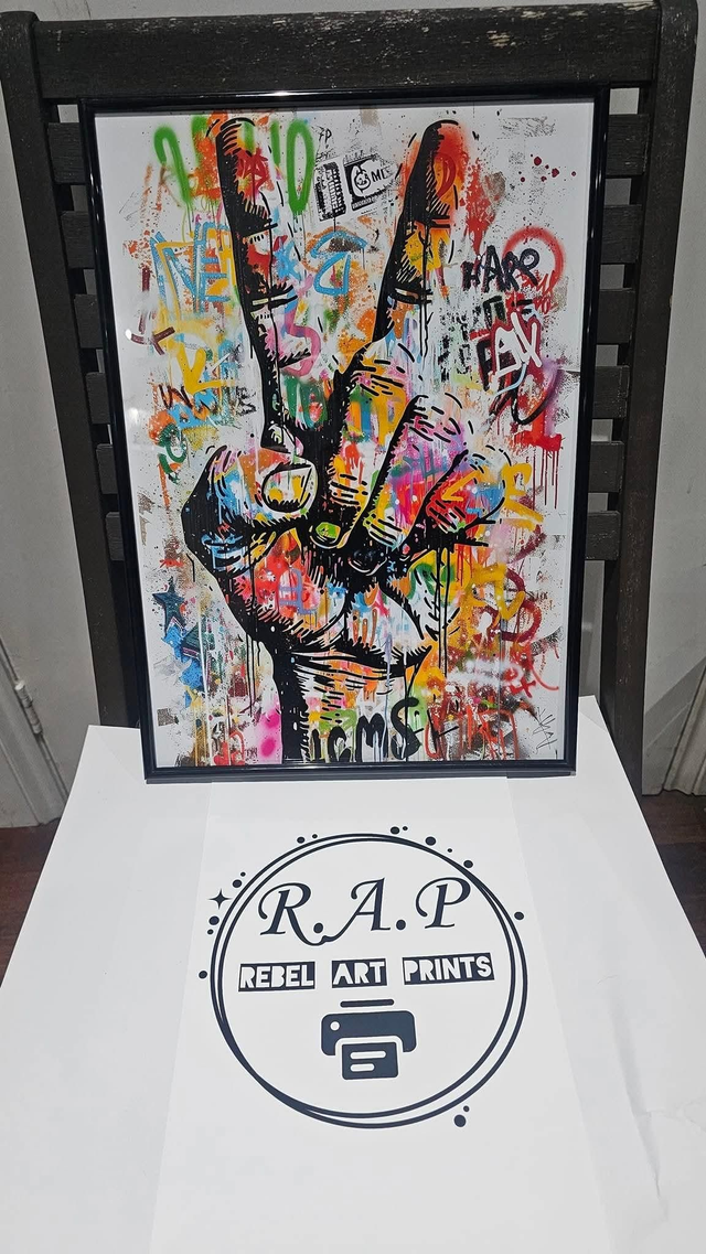PEACE REBEL PRINT