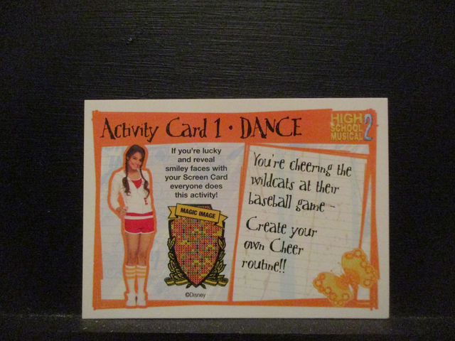 High School Musical 2 Dance Activity Original Trading Card #1