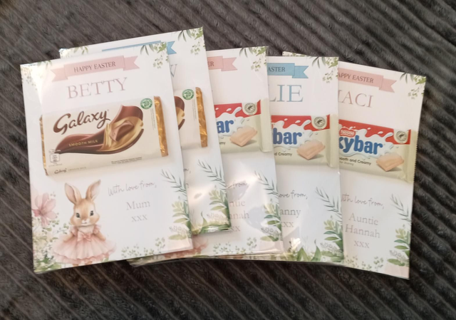 Easter Galaxy Cards A4