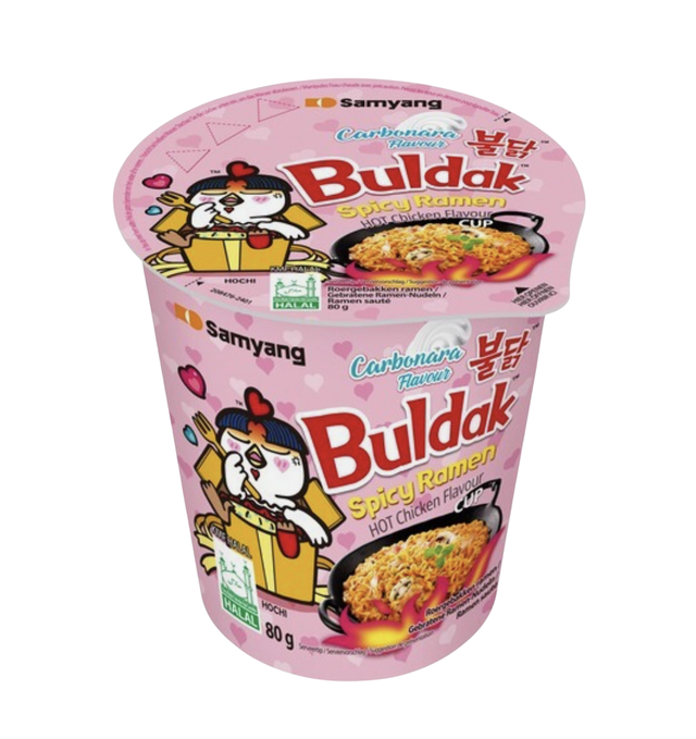 Samyang Buldak Cup - Carbonara - Hot Chicken Ramen 80g