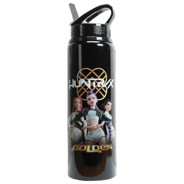 K-Pop Demon Hunters: Flip Top Water Bottle Golden