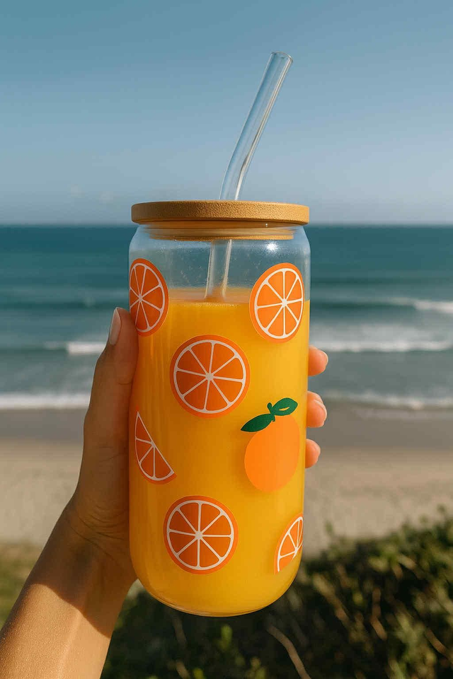 Tumbler Zeste d’Orange - avec couvercle 500ml