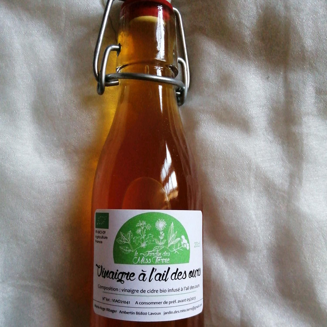 *Vinaigre à l'ail des ours