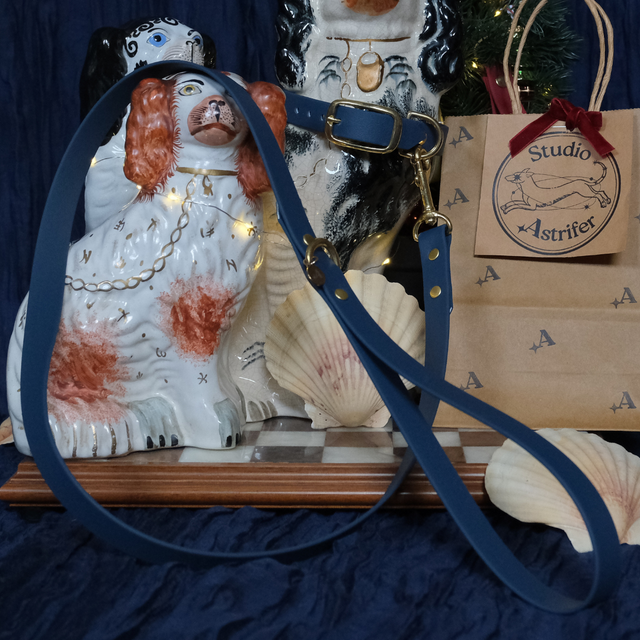 Bleu marine — Laisse unie imperméable 120cm — URSA MINOR