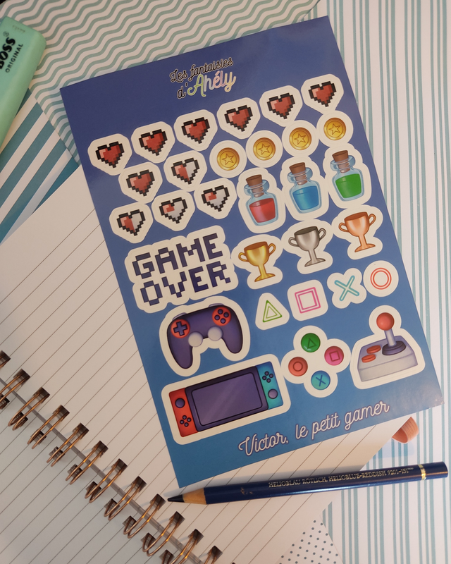 Planche de stickers Victor