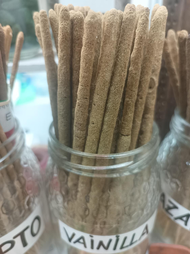 Incienso de vainilla artesano