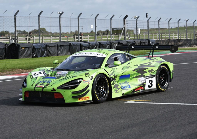 ICA4567  #3 McLaren 720S GT3 Evo Optimum Motorsport British GT 2025 Donington Park Photographic Print