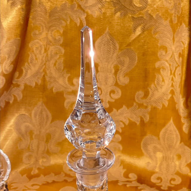 Karaffe Flakon Flasche Kristall 