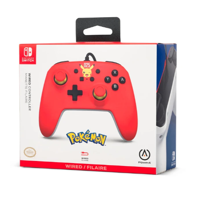 Control Nintendo Switch Pokémon Power A / Con Cable