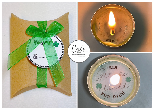 1er Teelicht - GlücksLicht für Dich