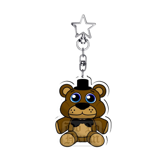 Freddy Plushie Acrylic Keyring