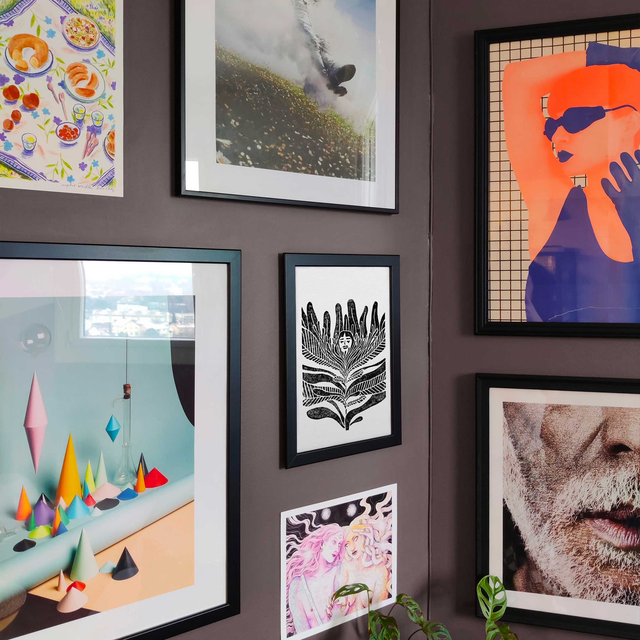 Linogravure "Sortir de son cocon"