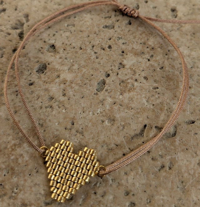 04-Bracelet cordon cœur