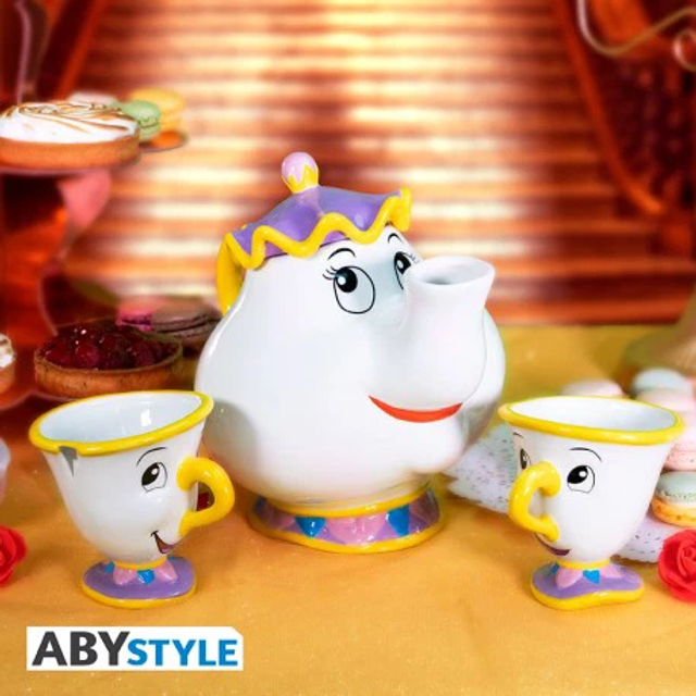 (Preordine Consegna: in arrivo) ABYstyle Mrs. Bric e Chicco - Disney - Set Teiera e Tazzina ☕️💖
