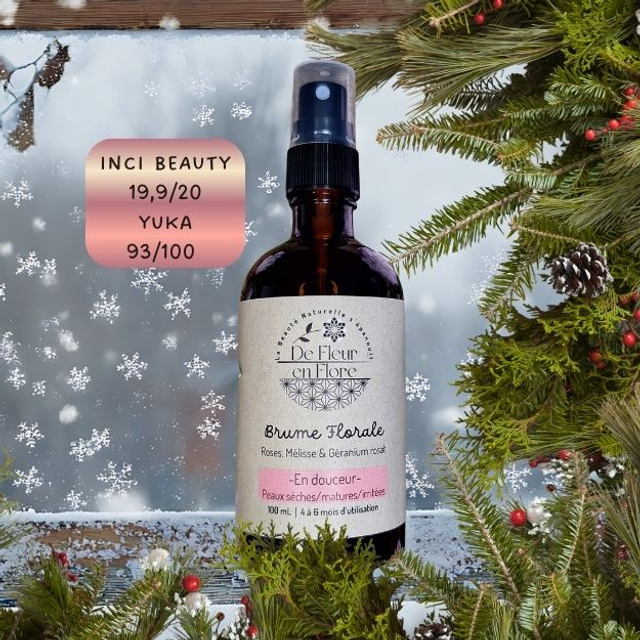 Brume Florale-Roses, Mélisse et Géranium 