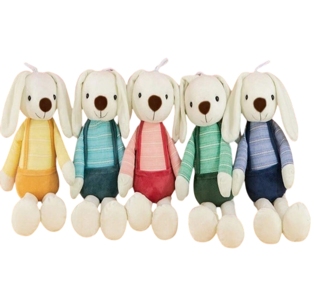 Muñuco de apego Conejo de colores 