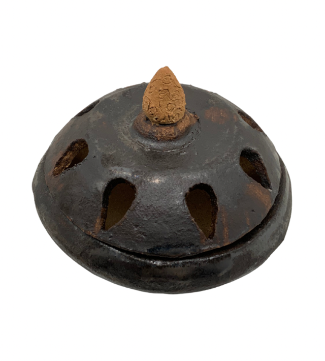 Brûleur d’encens en grès « drop »