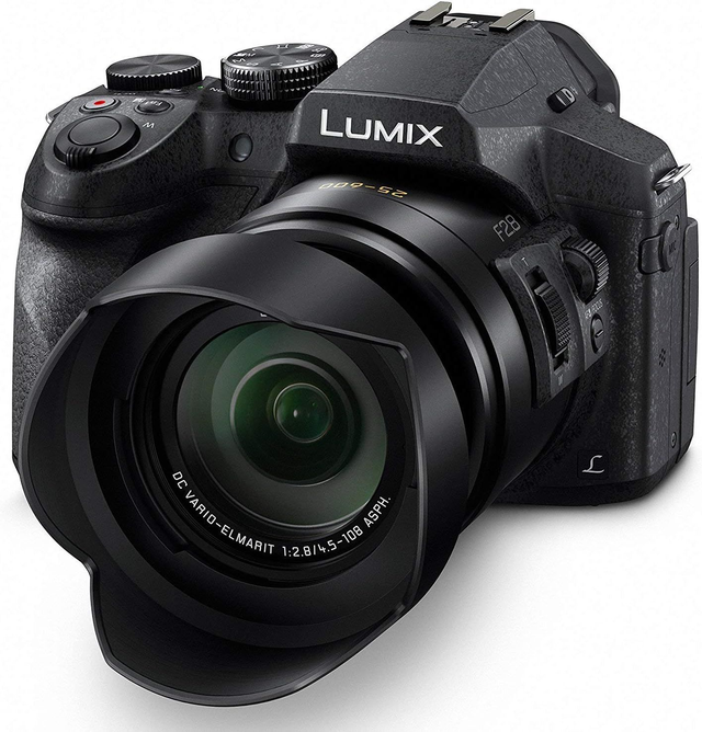 Panasonic LUMIX FZ300 Long Zoom Digital Camera Features 12.1 Megapixel, 1/2.3-Inch Sensor, 4K Video, WiFi, Splash &amp; Dustproof Camera Body
