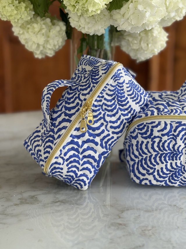 Trousse make-up ouverture à plat