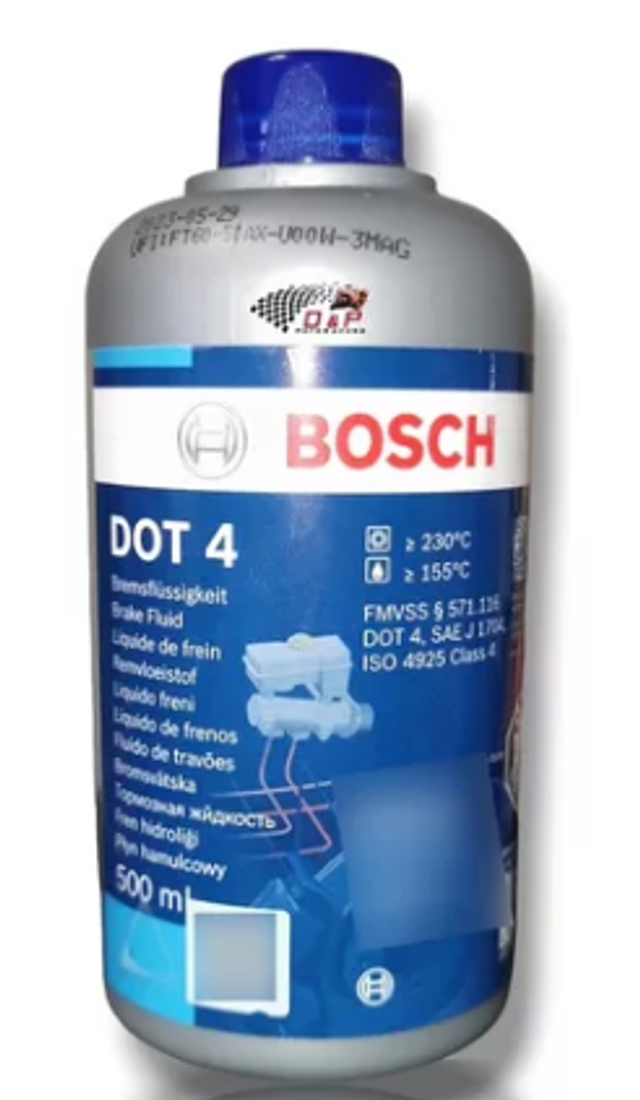 Liquido De Frenos Dot 4 Bosch 500ml