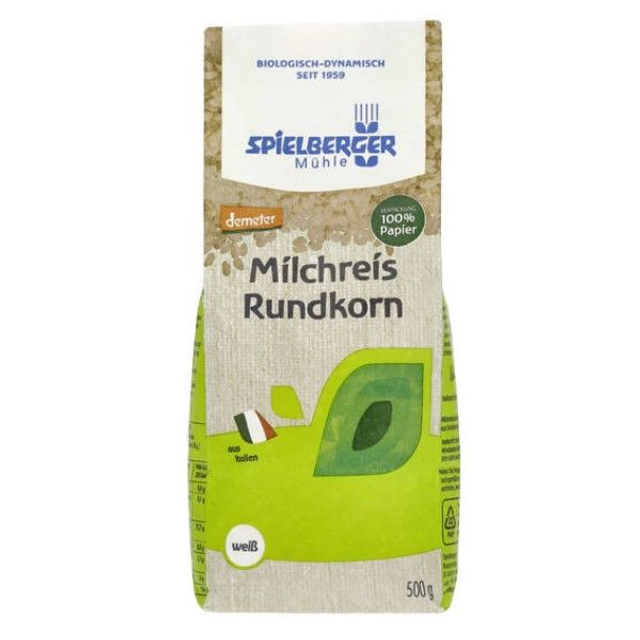 Spielberger, Reis Milchreis Rundkorn 500g Packung