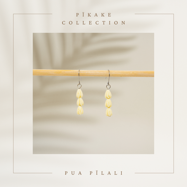 Boucles d'oreilles / Earrings - Pikake