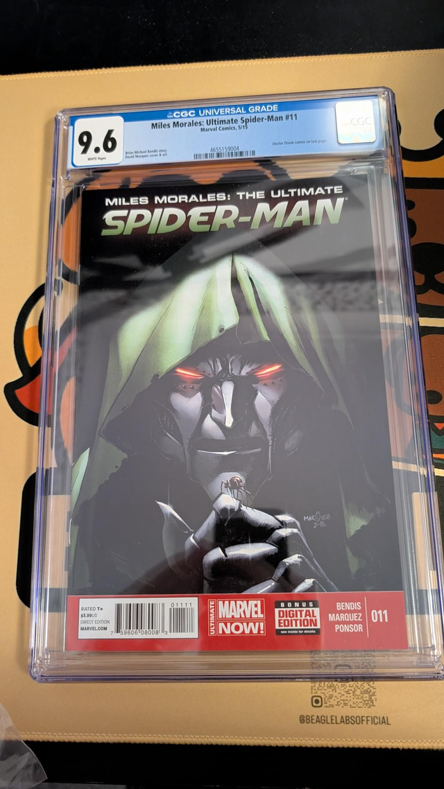 CGC Graded Comic 9.6 Marvel Miles Morales: Ultimate Spider-Man #11