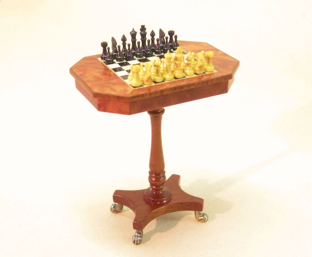 Regency Octagonal Chess Table
