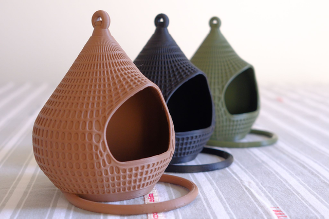 Lot de 3 mangeoires Raja cercle