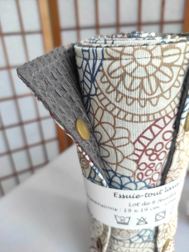 Rouleau d'essuie-tout lavable