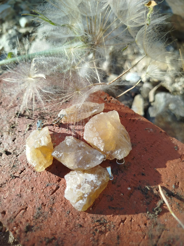 Citrine pendentif 