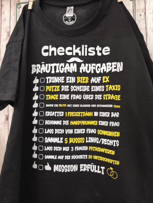 Checkliste Bräutigam