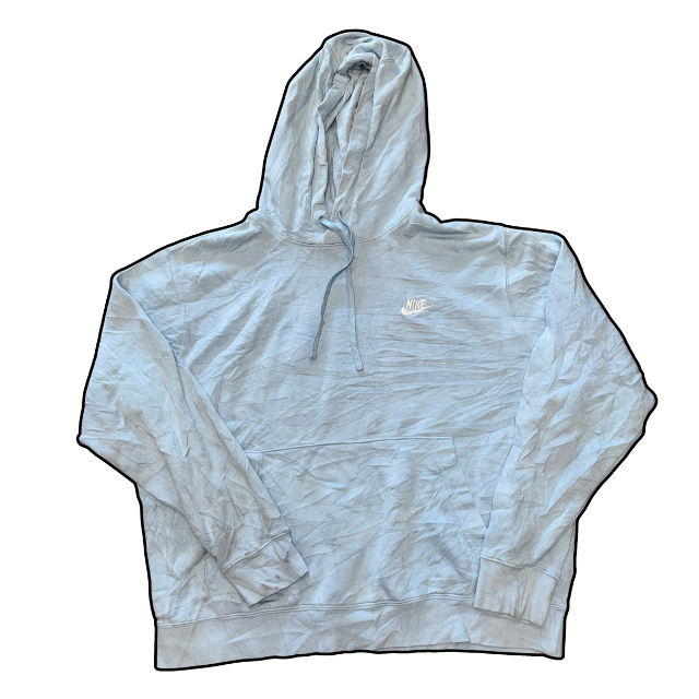 Nike Club Hoodie Light Blue - L