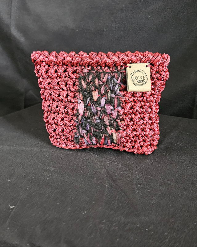 Porte-monnaie Amazone bordeaux