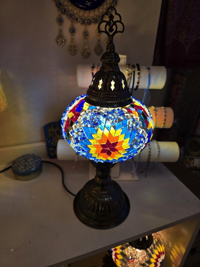 Large Mosaic Table Lamp