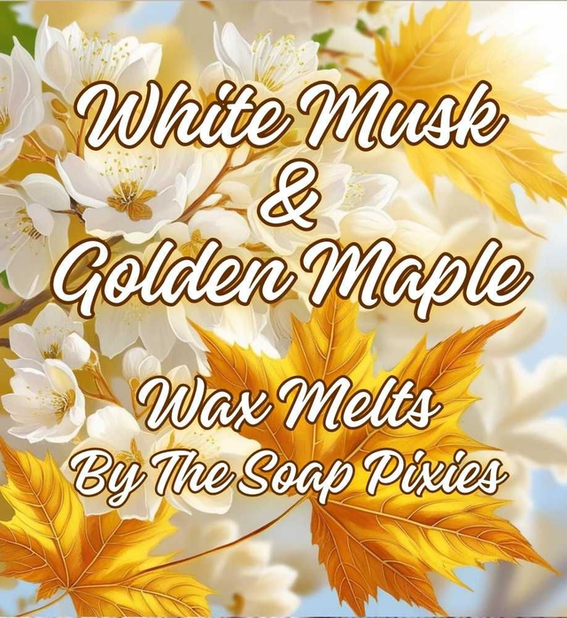 White Musk &amp; Golden Maple Wax Melt (50g Clamshell)