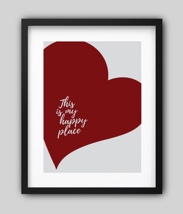 Happy place • 40x50cm