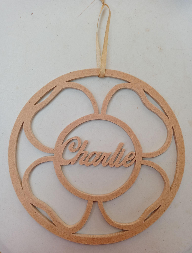 Couronne trèfle personnalisable 