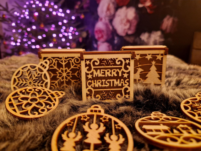 Bakje Mini Kerst Hangers