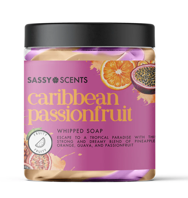 Caribbean Passionfruit Whipped Soap 