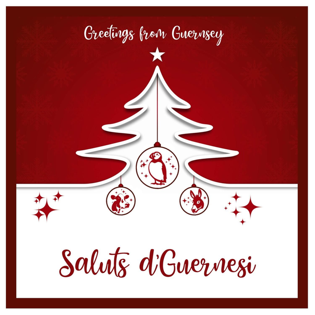102 - CHRISTMAS CARD - Saluts d'Guernesi