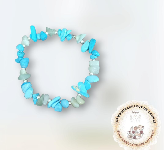 Bracelet Chance en Amazonite et Turkenite 