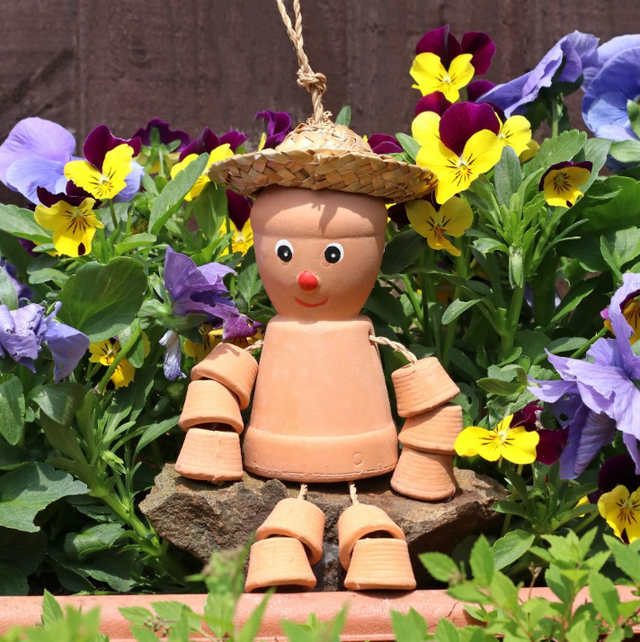 Terracotta Pot Man Small