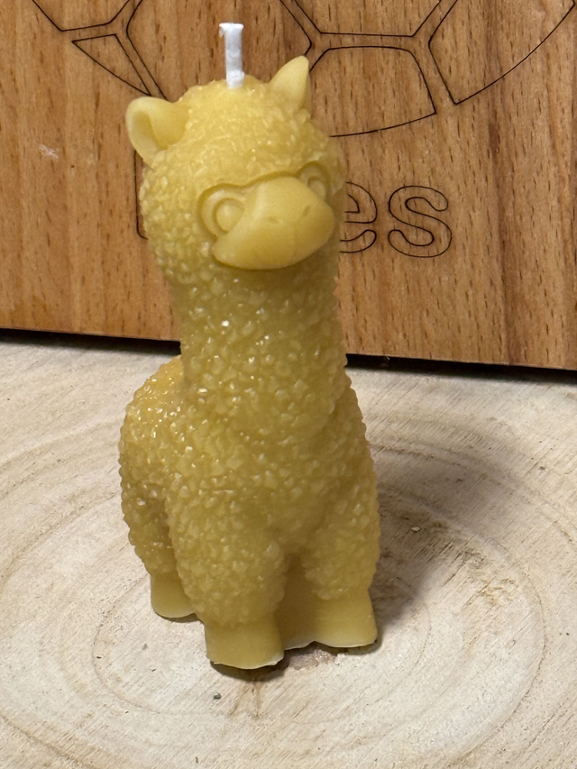 Llama Shaped Candle - 100% Beeswax