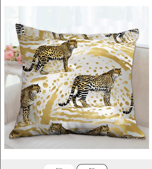 Africa large cushion 
