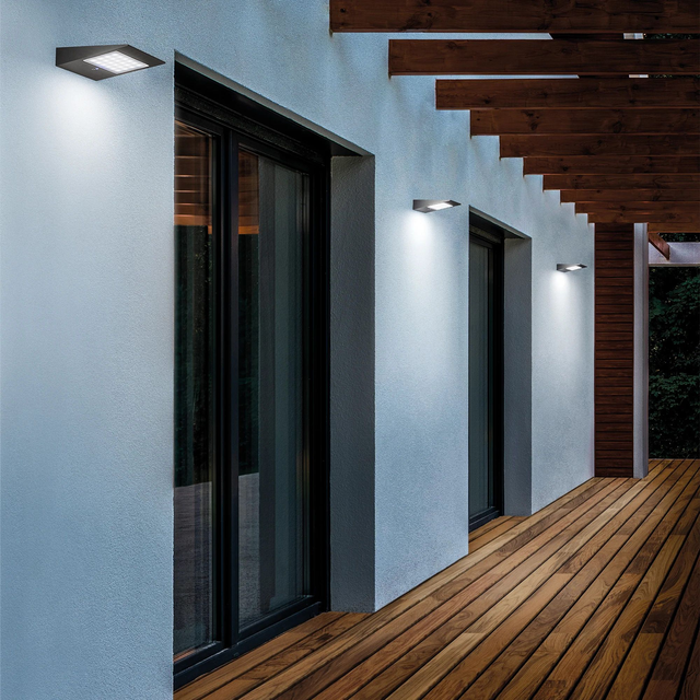 Zafferano Pôle Solar mural Gris foncé