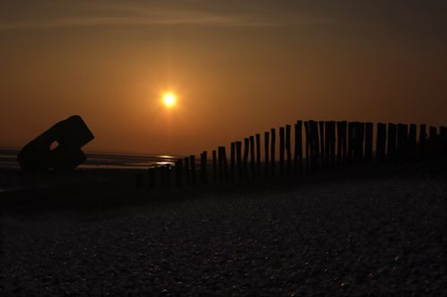 Levé de soleil en Baie de Somme (Couleur)  - ref: 5986