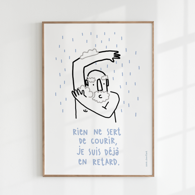 Retardataire - Affiche