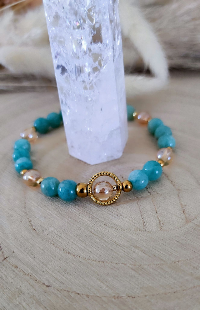 Bracelet "Colères" Amazonite