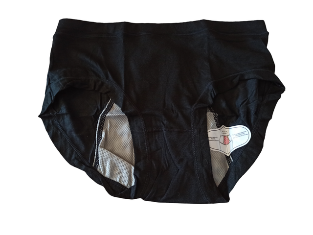 Shorty menstruel noir 